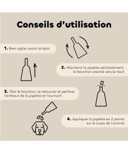 Pipettes antiparasitaires chiot & petit chien 1,5ml (x3) Bio BIO, 3 pièces